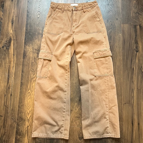 Womens Vervet By Flying Monkey Cargo Pants, Brown, Size 28, Good Condition - Picture 1 of 5